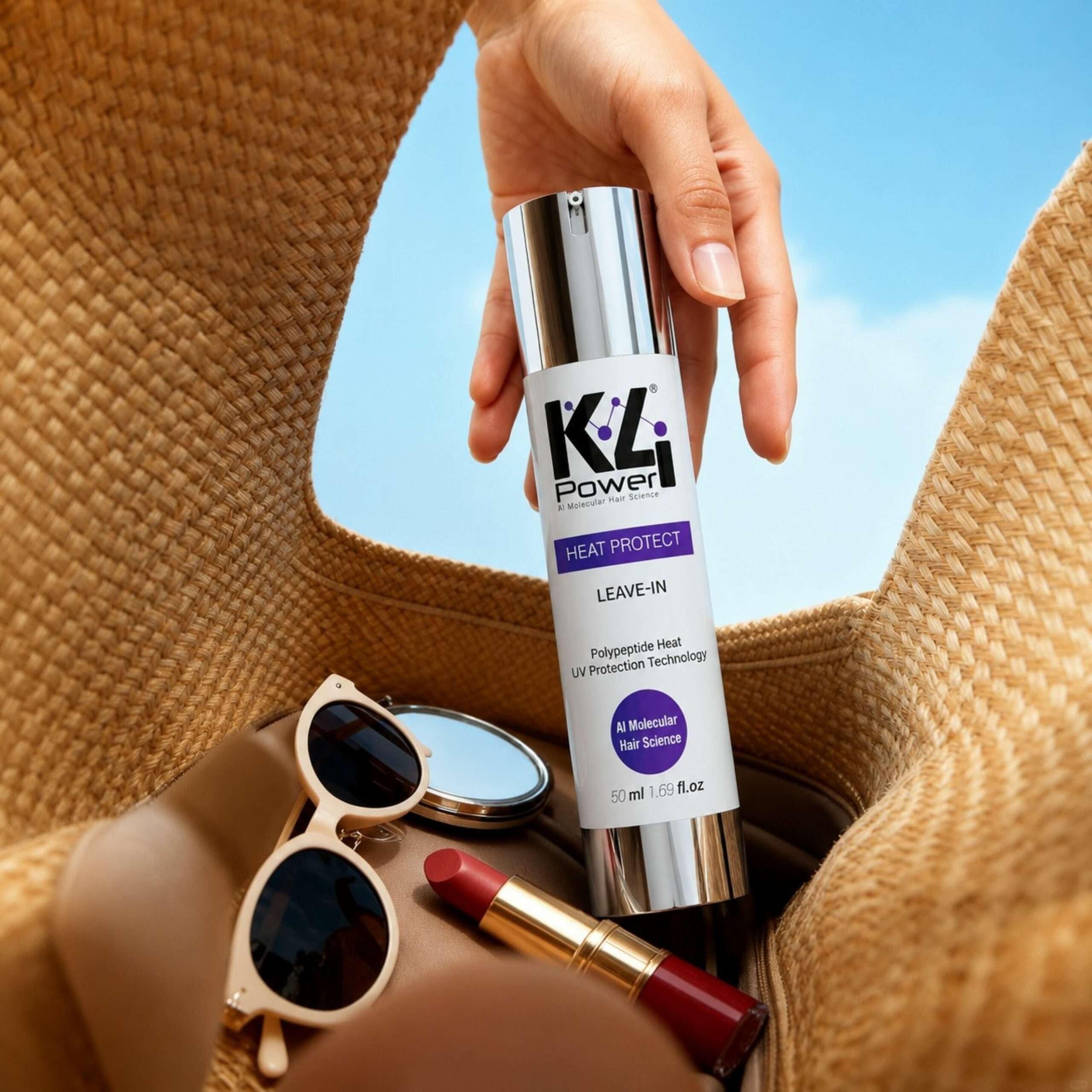 Advanced heat protectant with UV defense